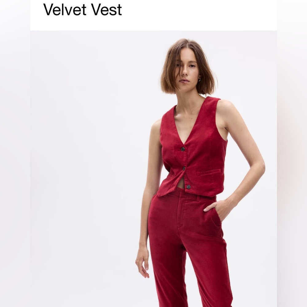 GAP velvet vest